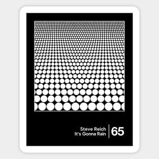 Steve Reich / Original Minimalist Graphic Design Sticker